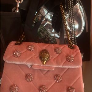 Kurt Geiger Pink Quilted Shoulder Bag